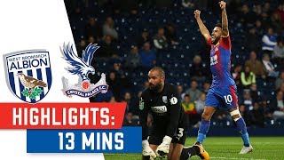 West Brom 03 Crystal Palace  13 MIN HIGHLIGHTS [upl. by Sedecram]