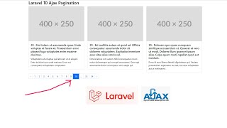 Laravel 10 Ajax Pagination [upl. by Latta]