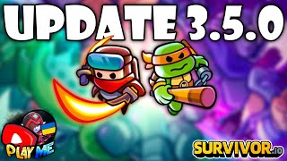 LET’S TAKE A LOOK AT THE PATCH NOTE OF UPDATE 350  Survivorio New S Survivor Joey [upl. by Hcelemile]