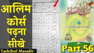 Tashilul Masadir Part 56  Masadir Ka Bayan  Kashtan to Kushadan  Alim Course  Alima Course [upl. by Irbua207]