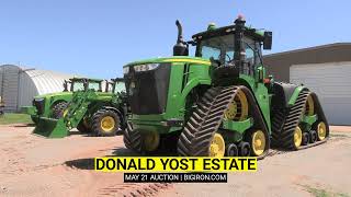 Donald Yost Estate  May 21 Auction  BigIron Auctions [upl. by Crow]