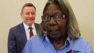 Australian Politician uses Aboriginal Indigenous Woman Translator [upl. by Nibbor]