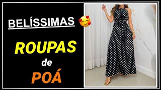 Roupas de Poá  42 Belas Roupas Femininas com Estampa de Poá para Diferentes Momentos 🥰 [upl. by Adali]