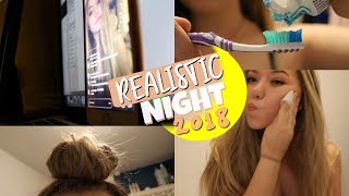 MY REALISTIC SUMMER NIGHT ROUTINE 2018  Emmie Alice [upl. by Buchbinder]