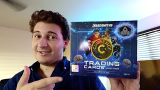 Cardsmiths Currency Trading Cards Mega Box Unboxing [upl. by Elleved]