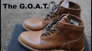 New Viberg Service Boots in Natural Chromexcel Unboxing [upl. by Kevina]