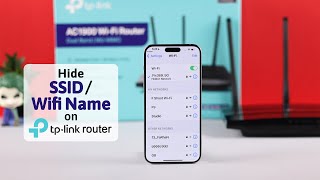 How to Hide WiFi Network Name SSID on TPLink Router Archer AC1900 [upl. by Fineberg]