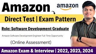 Amazon SDE Hiring Exam amp Interview Process  2022 2023 2024  Amazon Direct Test Hiring [upl. by Sivartal193]