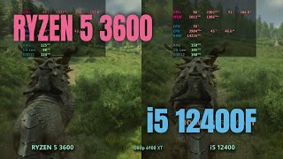 Ryzen 5 3600 vs i5 12400  Latest Test [upl. by Ong]