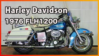 ID2323 Harley Davidson 1976 FLH 1200 [upl. by Roy78]