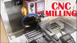 CNC Milling with a converted manual milling machine [upl. by Opiuuk]