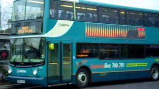 ALX 400 bus with video advert Arriva [upl. by Cenac]