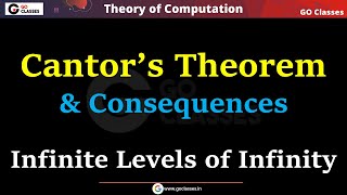 Countability Lecture 6  Cantors Theorem amp Consequences  Infinite Levels of Infinity [upl. by Anahsor]