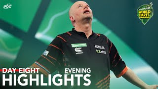 INCREDIBLE STANDARD  Day Eight Evening Highlights  202324 Paddy Power World Darts Championship [upl. by Bonney]