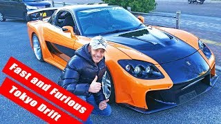 ワイスピのハンが乗ってたRX7仕様を試乗してみた！ロータリーエンジンが懐かしくて最高！！ I Drove the Fast amp Furious Tokyo Drift RX7 in Japan [upl. by Schou]