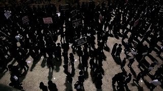 UltraOrthodox Jews protest in Israel against military service [upl. by Eselehs]