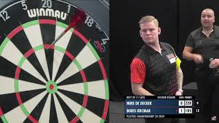 Darts 2024 Players Championship 30 Round 2  De Decker v Krcmar Highlights [upl. by Yrelle276]