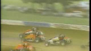 1985 USAC Sprints at Terre Haute Final Laps Saturday Night Thunder [upl. by Pestana]