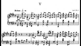 Alexander Scriabin  12 Etudes Op 8 Audio  sheet music [upl. by Enniotna]