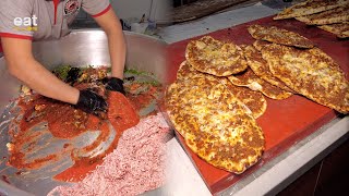 How to Make Lahmacun Turkish Pizza [upl. by Ayet]