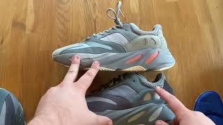 REAL VS FAKE ADIDAS YEEZY BOOST 700 [upl. by Skippie]