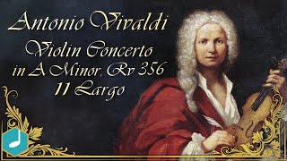 Antonio Vivaldi  Violin Concerto in A Minor Rv 356 II Largo [upl. by Hestia]