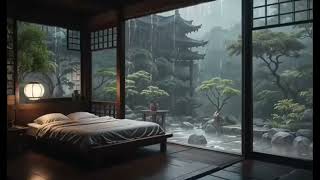 Fall Asleep With The Soothing Sounds Of Rain And Thunder  Meditation ASMR Relax with rain [upl. by Asir]