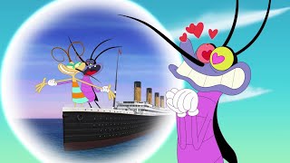 Oggy and the Cockroaches  The Love Cruise SEASON 5 BEST CARTOON COLLECTION  New Episodes in HD [upl. by Fredek]