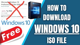 Windows 10 Download Disc ISO File  Windows 10 Download Free 2024 [upl. by Marden]