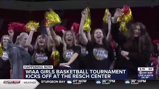 WIAA Girls Basketball Tournament tips off at the Resch Center [upl. by Pendleton395]