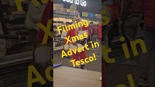 Filming🎅Advert in Tesco watford [upl. by Esinned]