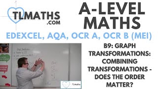 ALevel Maths B921 Graph Transformations Combining Transformations  Does the Order Matter [upl. by Jerrold]