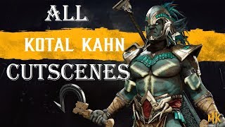 Mortal Kombat 11  ALL Kotal Kahn Character Cutscenes Story Mode [upl. by Harlan]