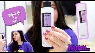 Review Cosrx AHABHA Clarifying Treatment Toner  Verent Rusli [upl. by Eliot]