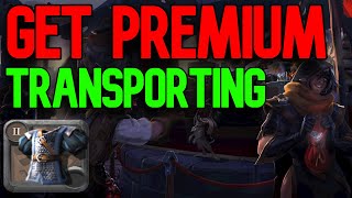 Fastest Premium Method Transporting NEW PLAYERS  Albion Online [upl. by Mikaela397]