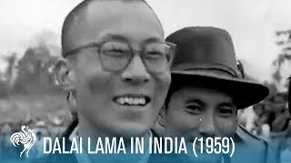 Dalai Lama In India 1959  British Pathé [upl. by Beverly]