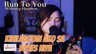 Run To You by Whitney Houston cover by Rachel Simbajon [upl. by Ailgna310]