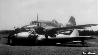 Two Avro Ansons landed together after midair 1940 [upl. by Rus82]