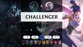 Challenger Match Over 10000 LP  EUW server Patch 1414 [upl. by Arahsak]