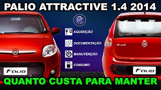 NOVO PALIO ATTRACTIVE 14 2014  QUANTO CUSTA para manter [upl. by Oguh]