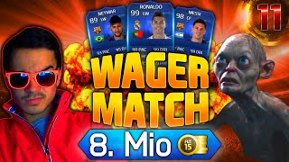 FIFA 15 WAGER MATCH 11  8000000 COINS  FACECAM HD [upl. by Gutow145]