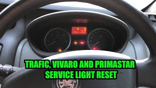 How to reset service light on a vauxhall vivaro [upl. by Jules]