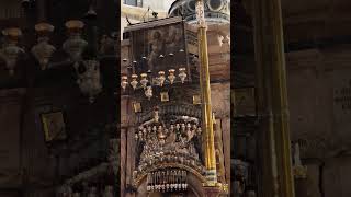 The Edicule in the Church of the Holy Sepulchre jerusalem churchoftheholysepulchre holychurch [upl. by Reld]