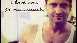 Gerard Butler sings  I love you [upl. by Anatnas]