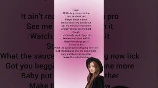 whistle Jennie rap in English Lyrics jennie jennierap whistle blackpinkshorts [upl. by Gnehs]