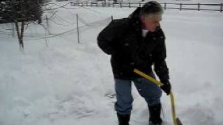 How to Shovel Snow and Protect your Back [upl. by Enovi280]