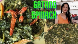 HOW TO COOK SPINACH WD DILIS NA GATA [upl. by Goldshlag]