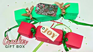 Cracker Gift Box  Gift Wrapping Ideas [upl. by Hackney]