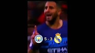 Real Madrid 6 5 Man City cityrealmadrid madrid mahrezbenzema rodrigo shorts [upl. by Levon]