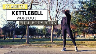 🔥25 Minute Kettlebell HIIT Workout🔥Kettlebell Exercises for Muscle Strength and Fat Burning🔥 [upl. by Irik]